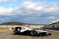 Die Farben schwarz und weiß dominieren. Sauber C29 2010