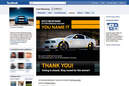 Screenshot,  Autohersteller auf Facebook, Ford-Mustang