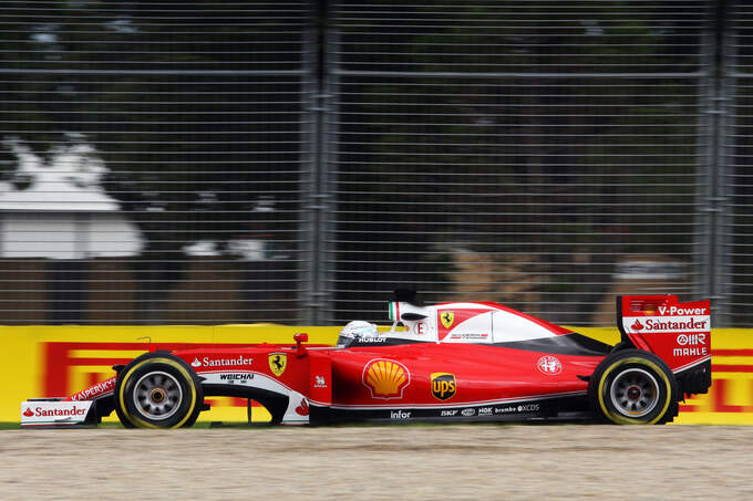 Sebastian Vettel - Ferrari - Formel 1 - GP Australien - Melbourne - 18. März 2016