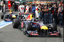 Sebastian Vettel Rennen GP Belgien 2011