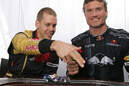 Sebastian Vettel und David Coulthard