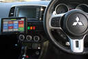 Skurrile Polizeiautos, Streifenwagen, Mitsubishi Lancer Evo X, Cockpit