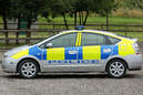 Skurrile Polizeiautos, Streifenwagen, Toyota Prius