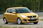 Suzuki rüstet den Kleinwagen Swift mit einem neuen Benzinmotor aus, der den Verbrauch reduzieren soll. Suzuki Swift, 2013, Frontansicht