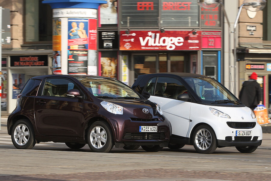 smart fortwo toyota iq vergleich #7