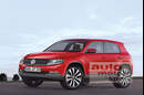 VW Baby-Tiguan, Polo-SUV, Retusche