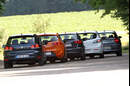 VW Golf GTD, BMW 120d, Audi A3 Sportback Ambition, Seat León FR, Mazda 3 2.2 MRZ-CD S.L.