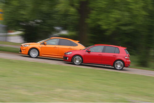 VW Golf GTI, Ford Focus ST