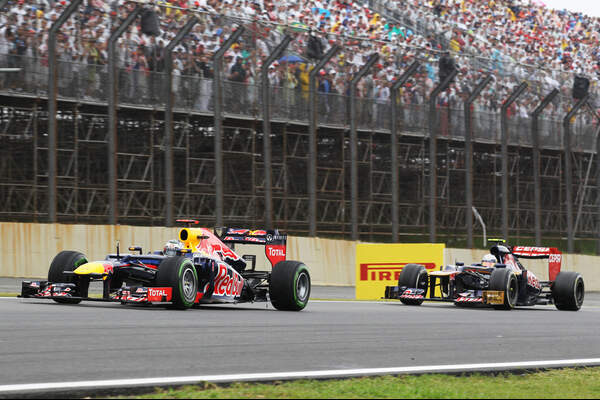 Vettel Gelbe Flaggen GP Brasilien 2012