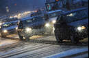 Winter, Schnee Chaos, Straßenverkehr