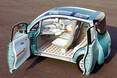 Nissan Effis (2003): Brennstoffzellenantrieb - 3,0 Meter lang - gegenläufig öffnende Türen.