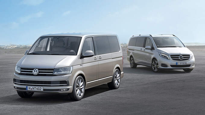 V-Class and T6 Multivan: How well does the new VW bus perform? - AUTO ...